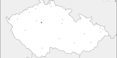 Czechia白地図