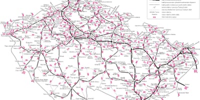 Czechia電車地図