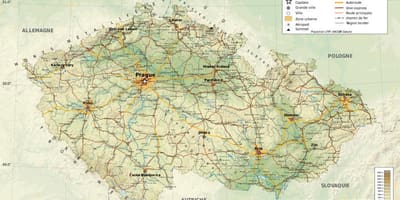 Czechia地理-地図