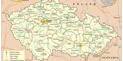 地図Czechia