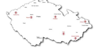 Czechia空港地図
